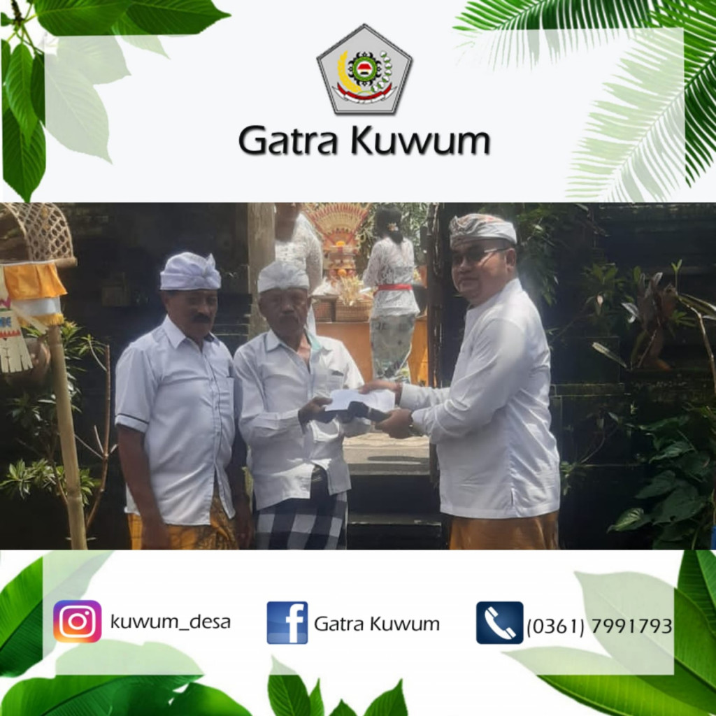 MELASPAS ALIT LAN MULANG DASAR DI SDN 3 KUWUM BERTEPATAN DENGAN HARI RAYA SARASWATI